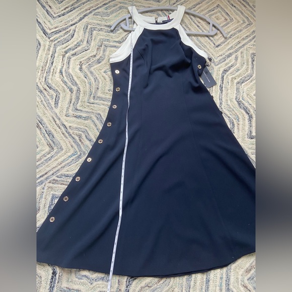 Tommy Hilfiger Dress in Navy and White - Picture 6 of 6